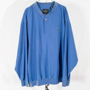 Nick Price Fox Chapel Golf Club Logo Blue Windbreaker Pullover Mens 2XL XXL